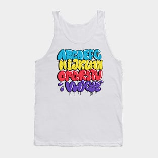 Abc t-shirt Tank Top